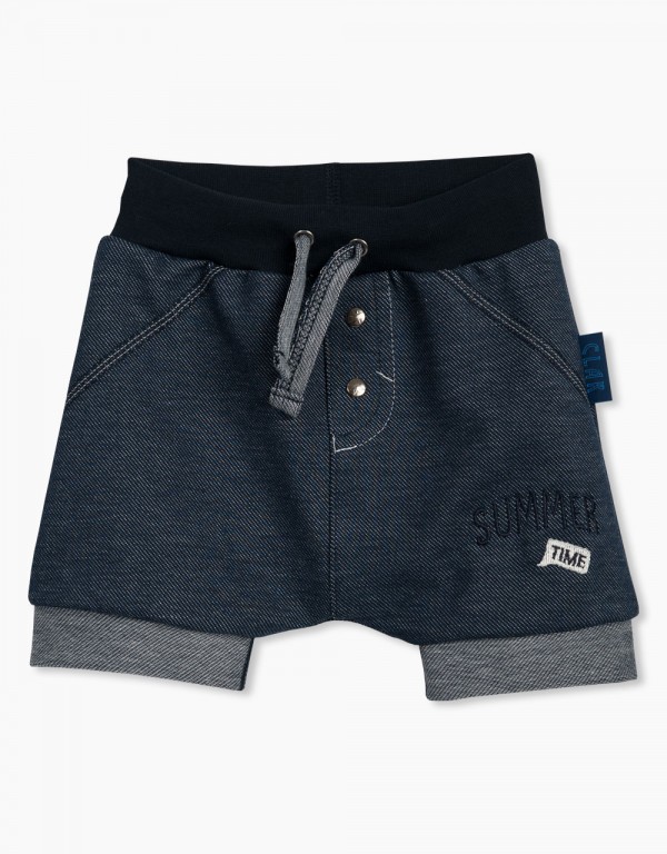 Baggy kratke hlače Jeans z vezenjem Summer Time