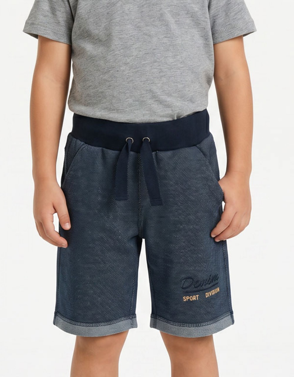 Bermuda kratke hlače Jeans z vezenjem Denim Sport