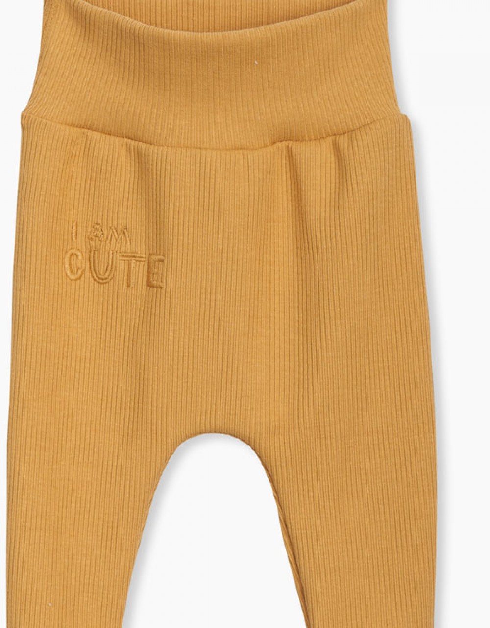 Hlače do pasu s stopali z vezenjem I Am Cute