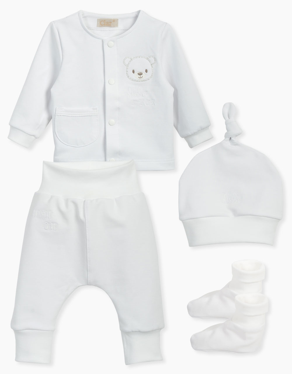 Komplet za dojenčka 4 delni Hello Little One