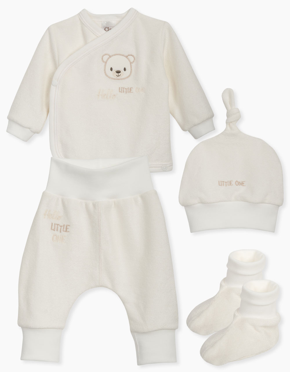 Komplet za dojenčka 4 delni iz bambusa Little One