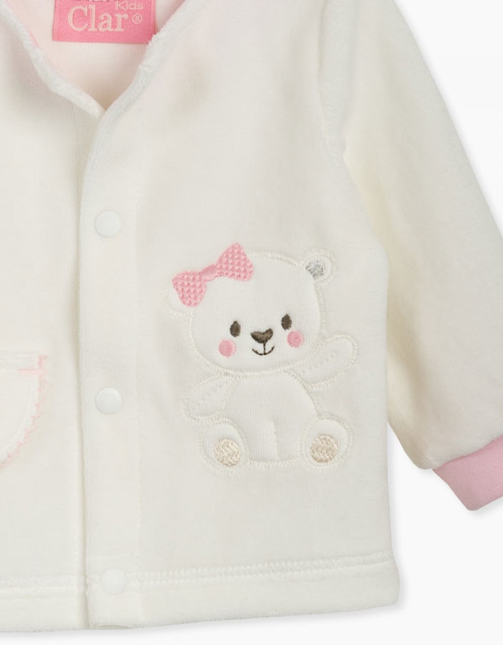 Komplet za dojenčka 4 delni iz pliša Hello Cutie