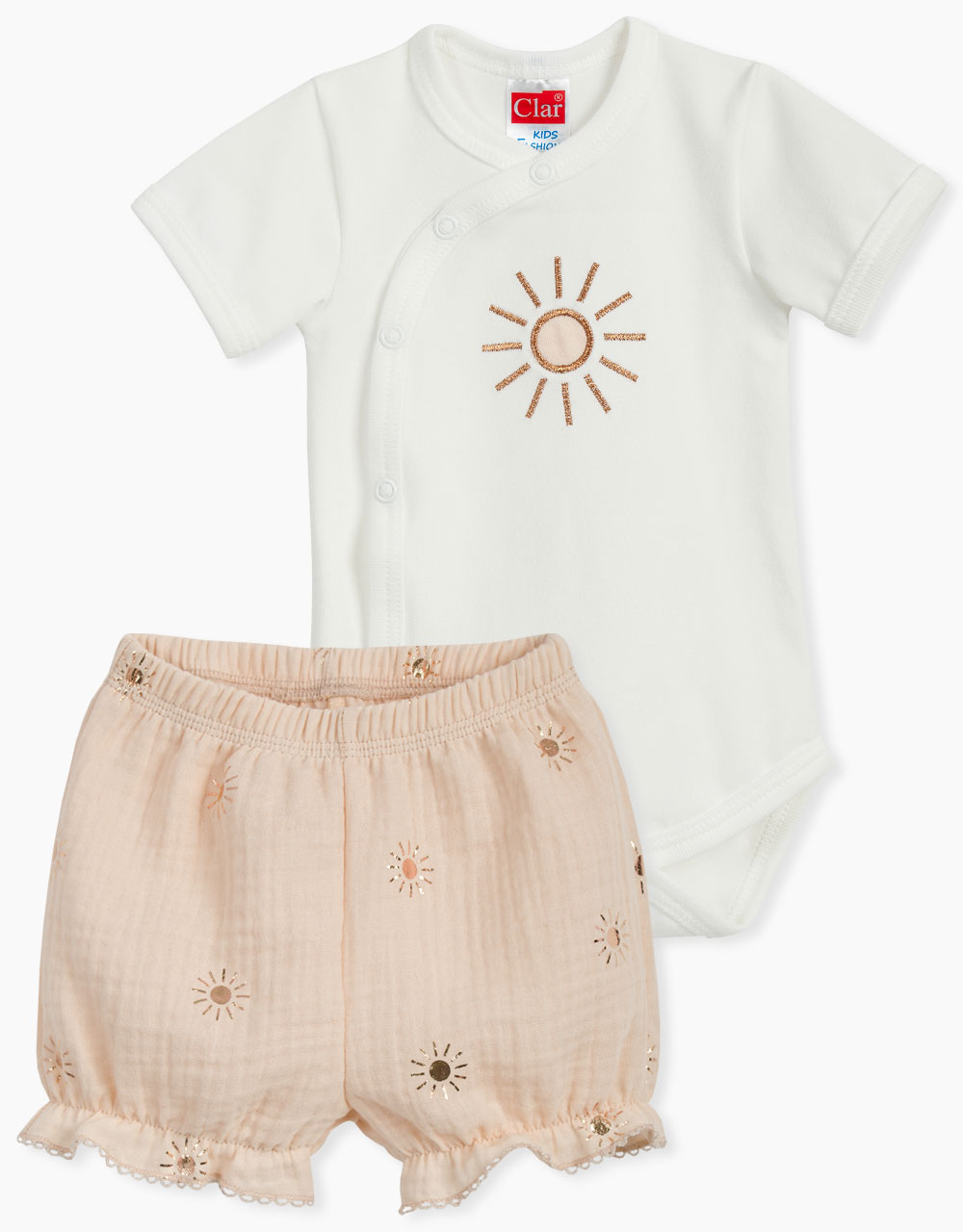 Komplet za dojenčka iz bombažnega muslina