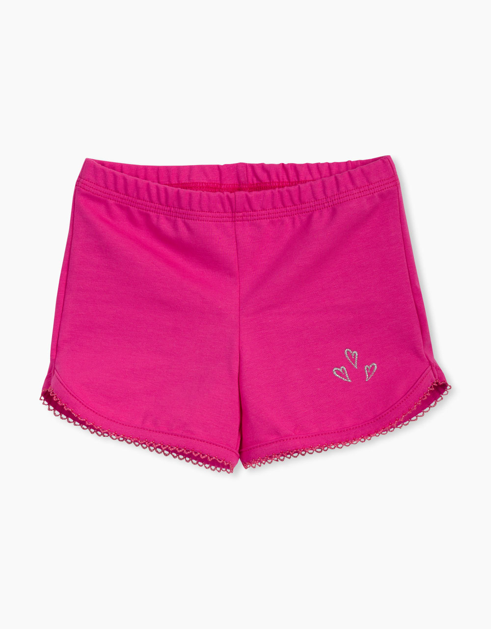 Kratke hlače iz džersija s čipkasto obrobo