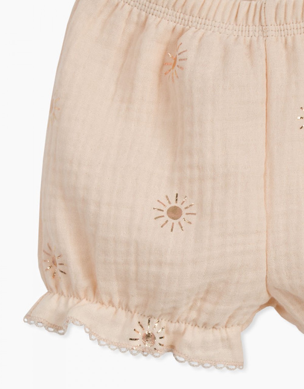 Kratke hlače za dojenčke iz bombažnega muslina