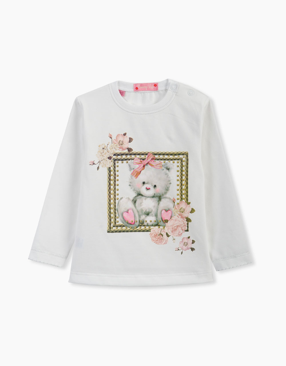 Majica dolgi rokav s potiskom moj medvedek