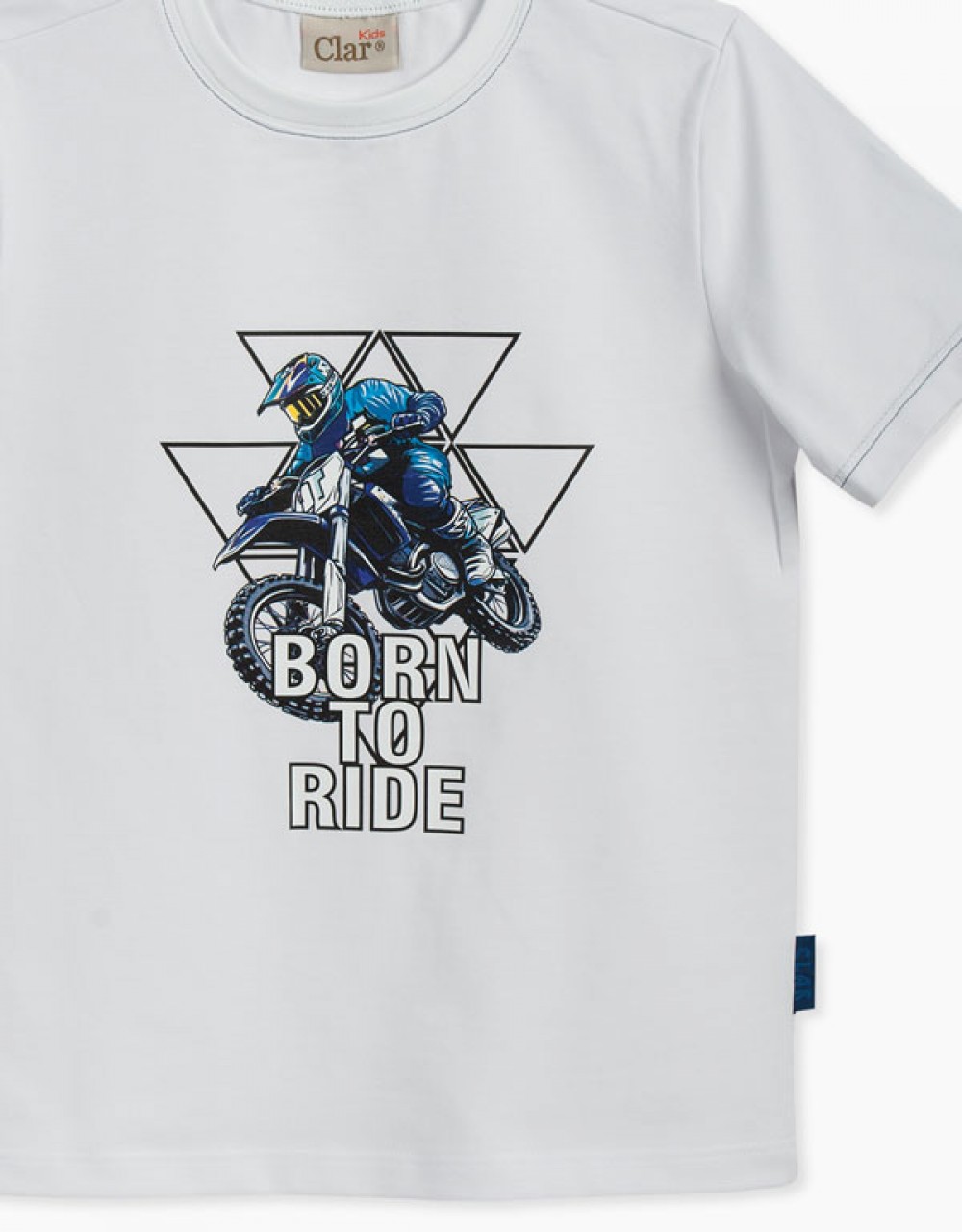 Majica kratek rokav s potiskom Born to Ride