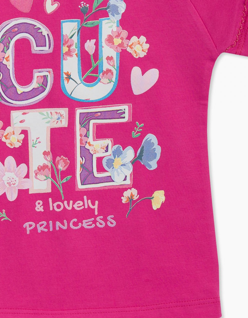 Majica kratek rokav s potiskom Cute