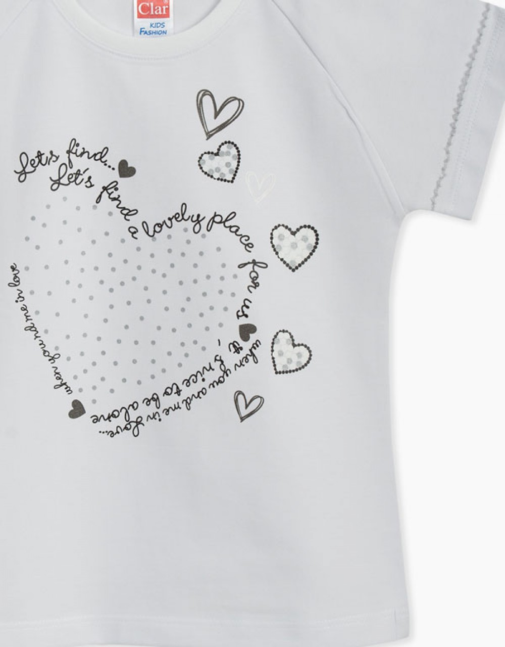 Majica kratek rokav s potiskom In Love