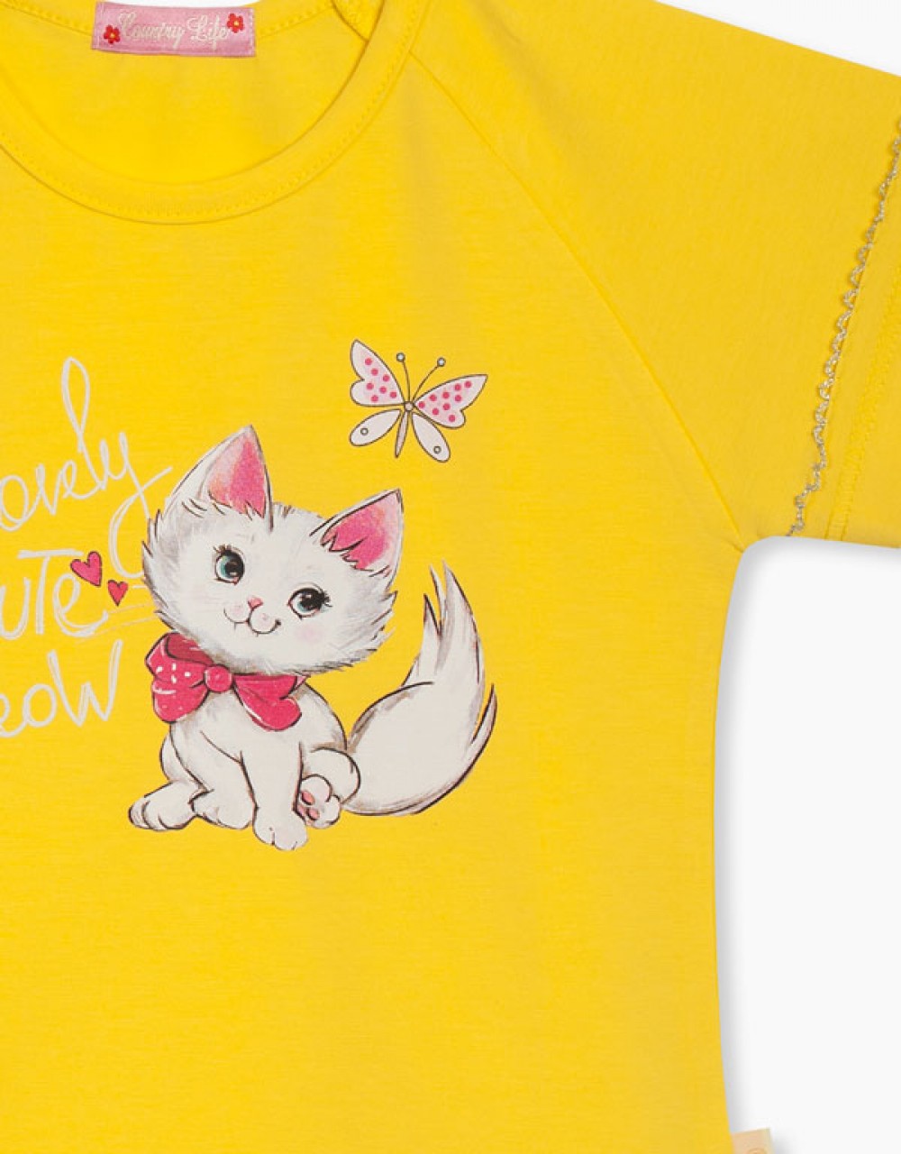 Majica kratek rokav s potiskom Lovely Cute
