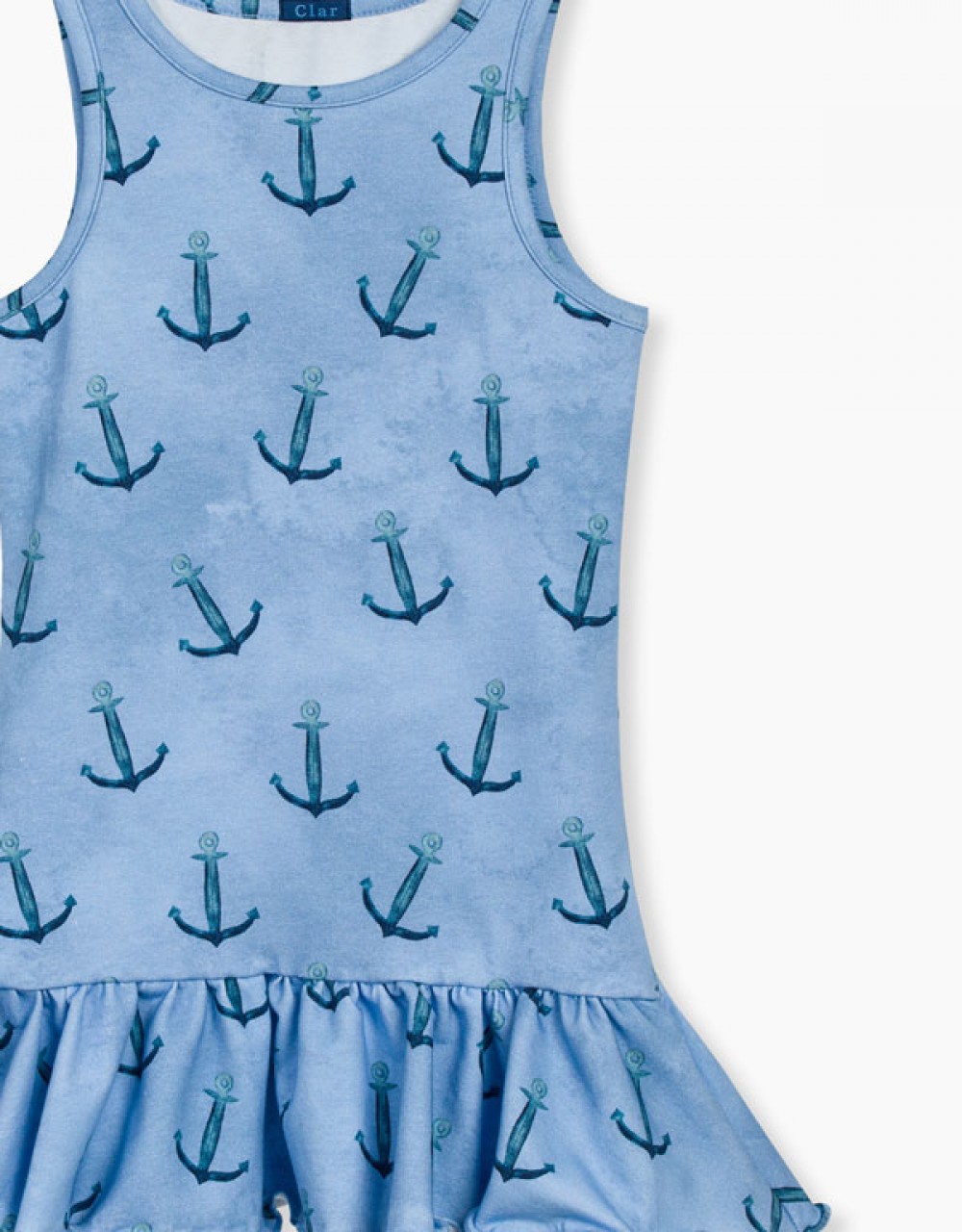 Obleka iz lahkega sweat materiala s potiskom