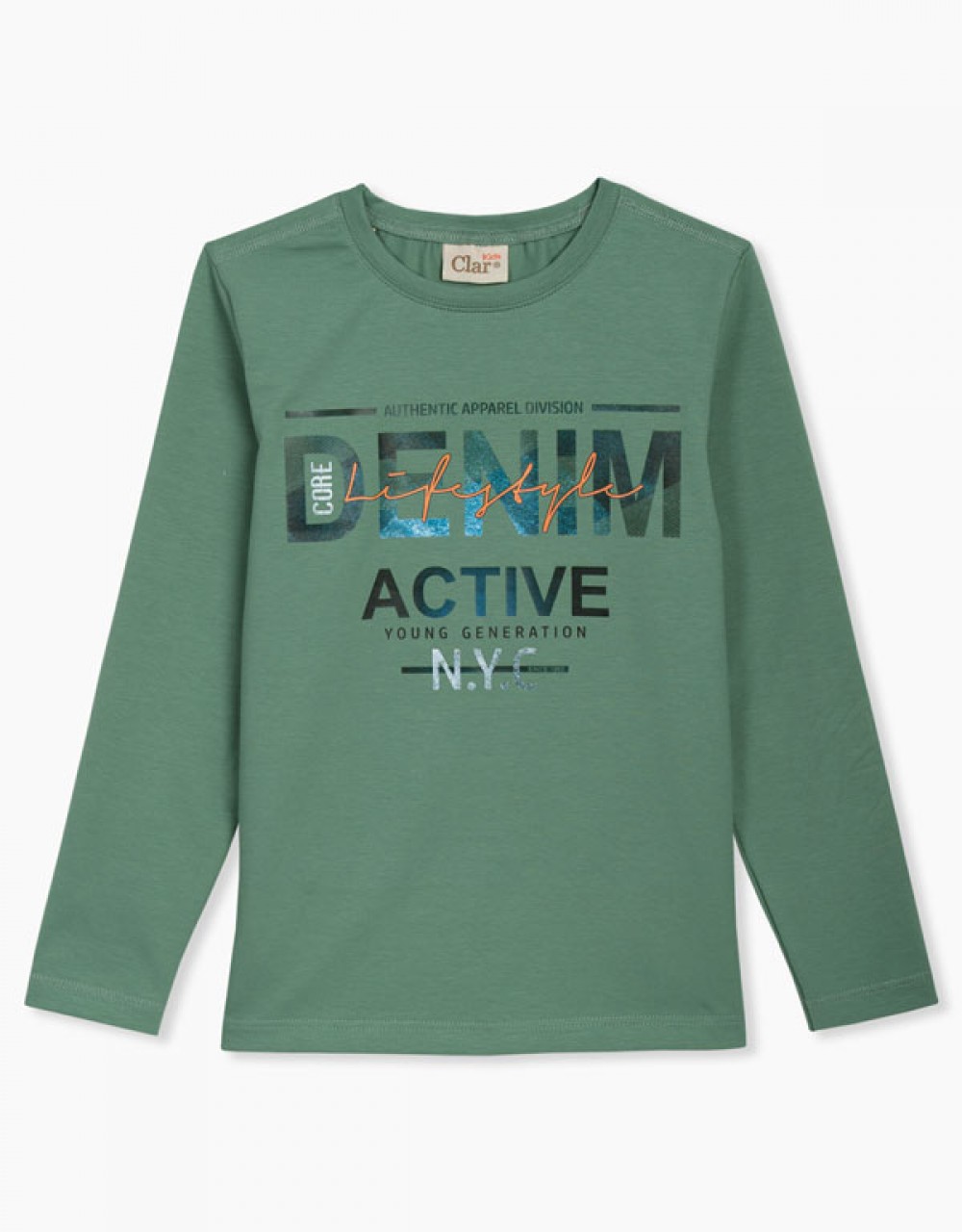 Otroška majica dolgi rokav Core Denim