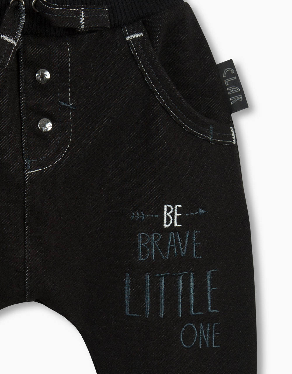 Otroške baggy hlače jeans jersey Little One