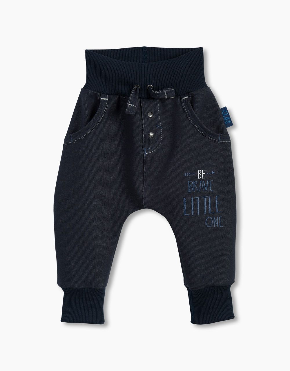 Otroške baggy hlače jeans jersey Little One