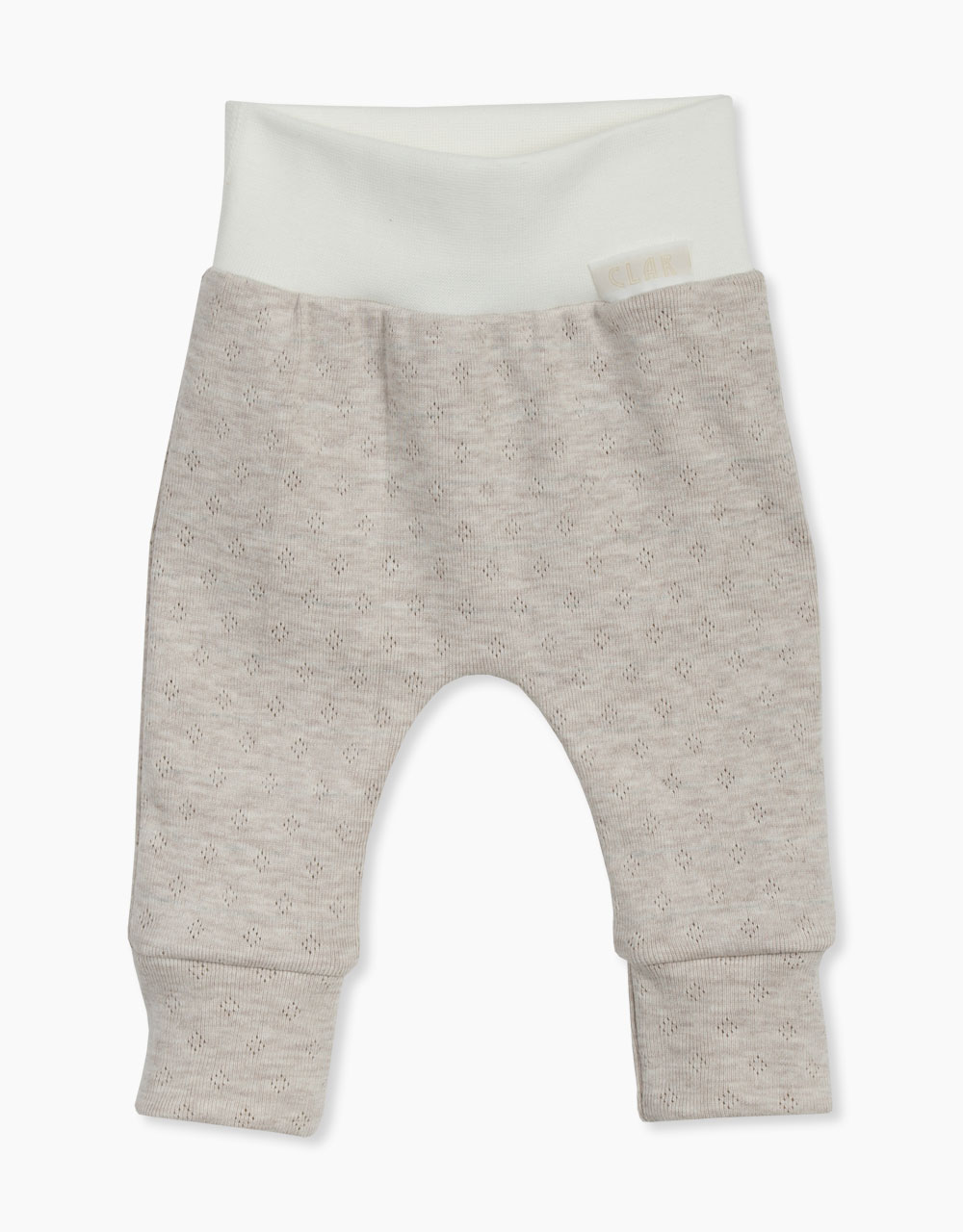 Otroške hlače legice do pasu z žakardnim vzorcem