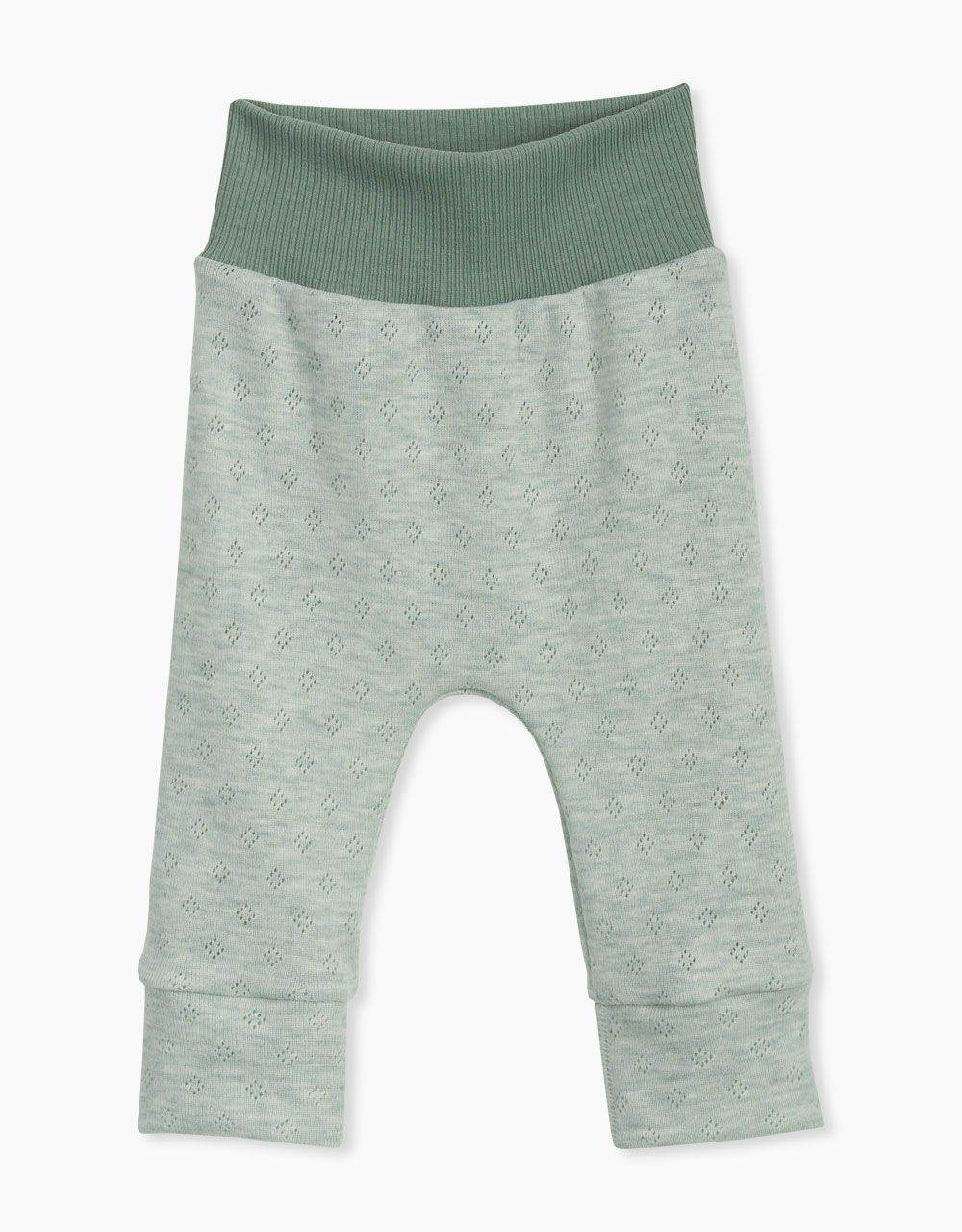 Otroške hlače legice do pasu z žakardnim vzorcem