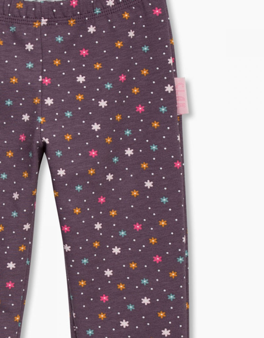 Otroške pajkice iz džersija s cvetličnim potiskom