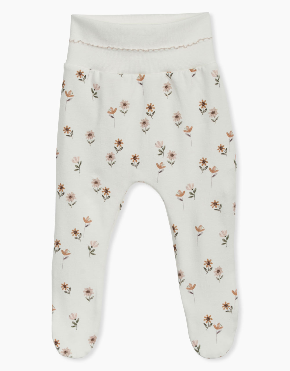 Otroške žabice do pasu s potiskom ljubkih rožic