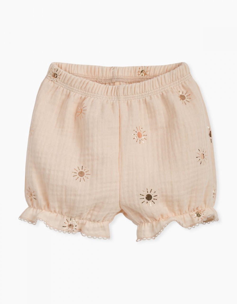 Otroški komplet iz bombažnega muslina sonček