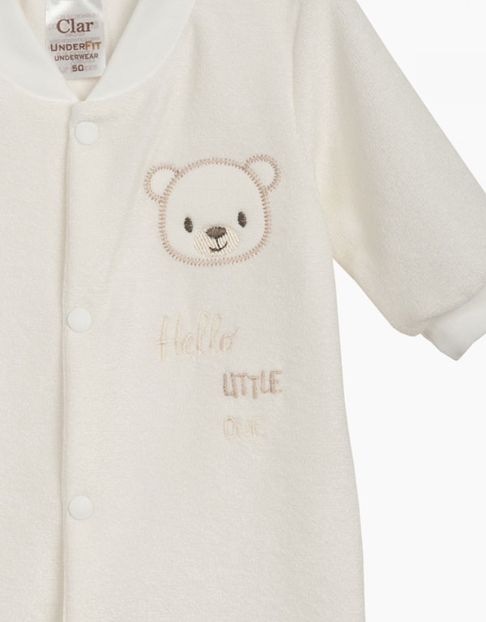 Pajac za dojenčka z rokavi iz bambusa Little One