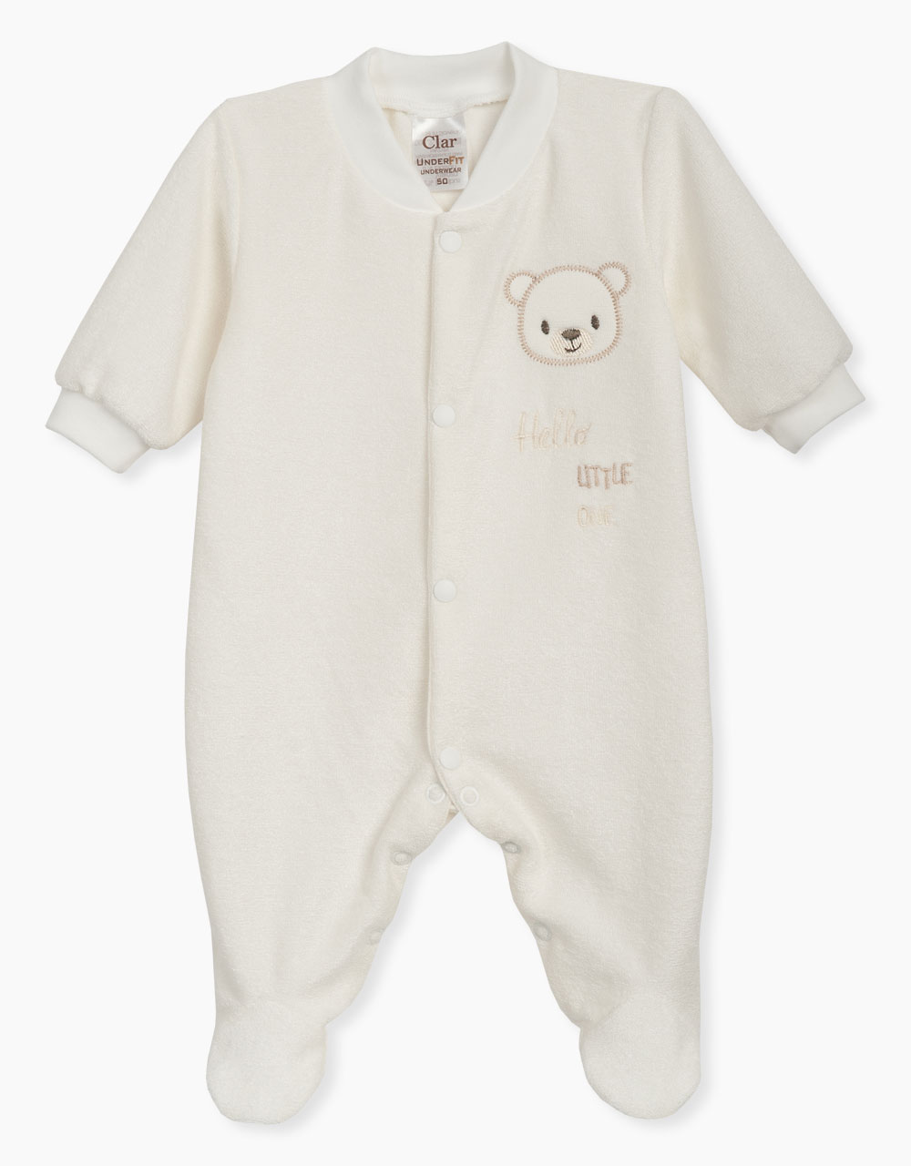 Pajac za dojenčka z rokavi iz bambusa Little One