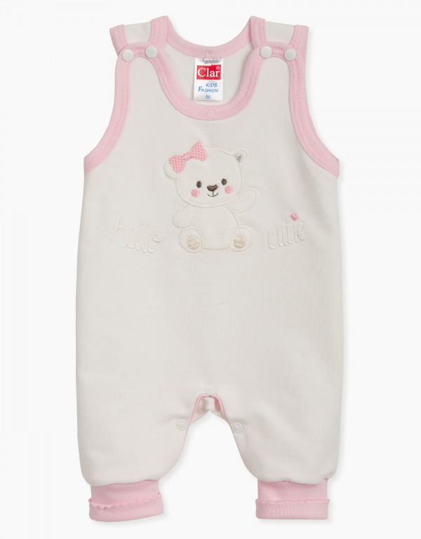Pajac-romper na naramnice iz bombaža Hello Cuite