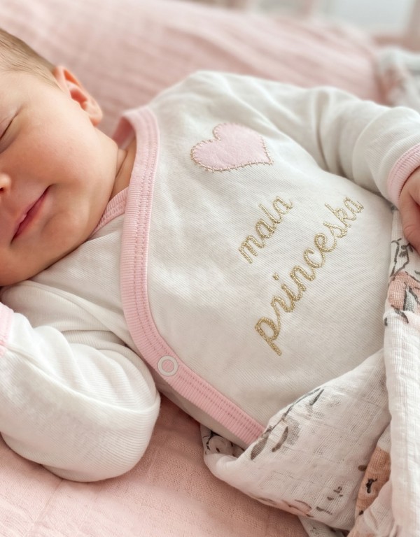 Personaliziran bodi z napisom mala princeska