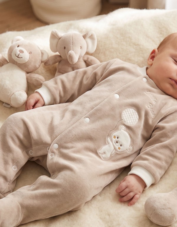 Plišasti pajac za dojenčka medvedek Little Bear