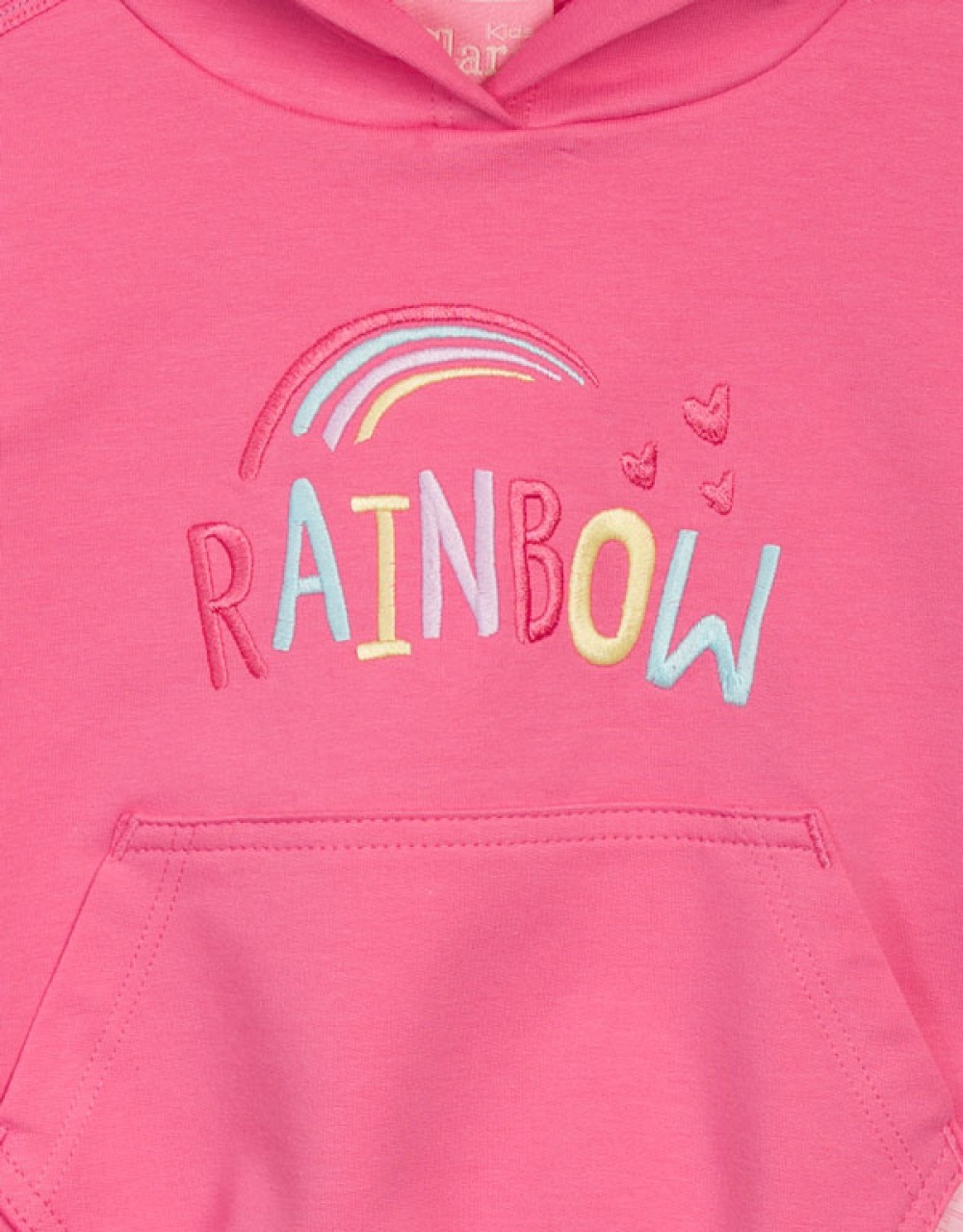 Pulover s kapuco - Hoodie z vezenjem Rainbow