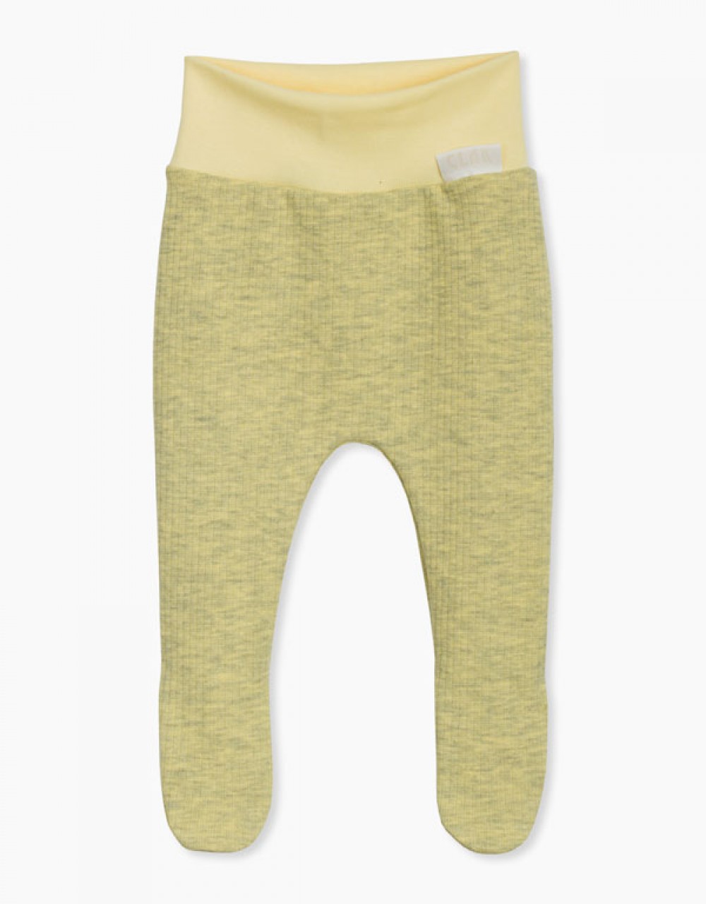 Žabice do pasu s stopali in mehkim patentom 2-pack